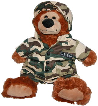 soldier teddy bear